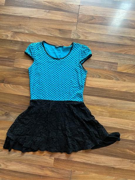 Nové puntík krajka šaty, vel l i méně, benter, l