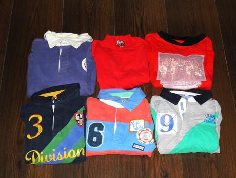 Klučičí polo trička s dl.rukávem - vel.104, marks & spencer,104