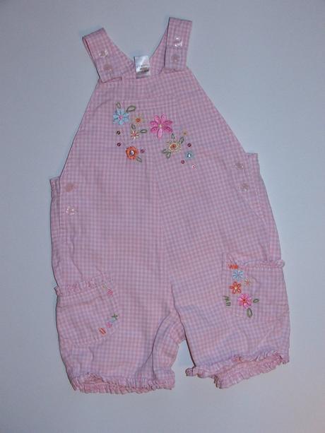 L93 růžové kraťasy s laclem vel. 80, next,80