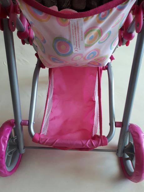 Kočárek pro panenky,trojkolka s panenkou se zvuky, 