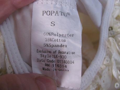 Smetanově bílé pružné šaty s tutu sukní, 98