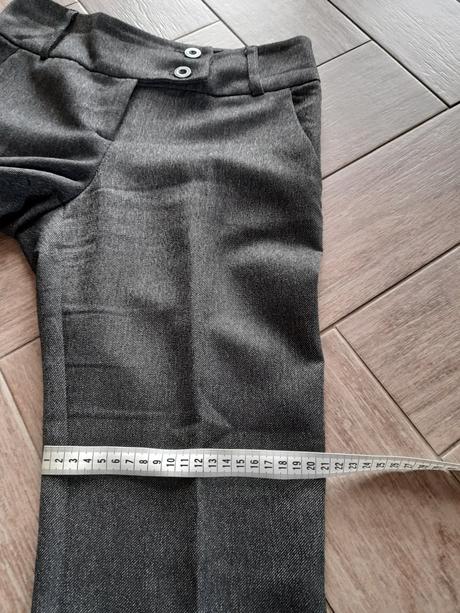 Šedé společenské kalhoty zn. ff, vel. 34, f&f,34