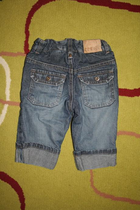 Zateplené jeans, h&m,74