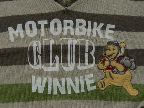 Svetr s medvídkem pú a efektem trička pod svetříke, 68