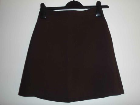 Hnědá elegantní sukně, xs