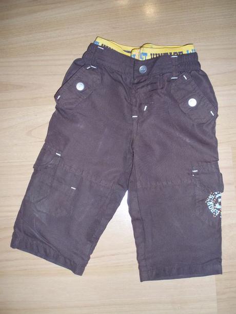 Kalhoty značky minoti, vel.6-12 měsíců, 80