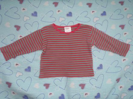 Triko dl.rukáv, prouhaté, 92