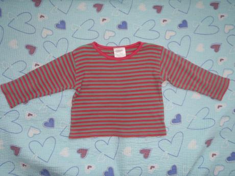 Triko dl.rukáv, prouhaté, 92