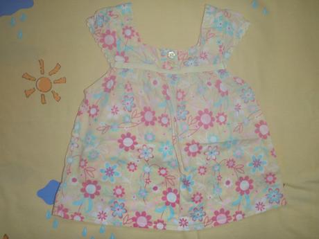 Letní halenka, tunička s kytkama, zn. m+co kids, 98