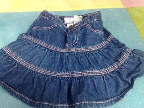 Sukýnka s volánky s kalhotkama, gap,80