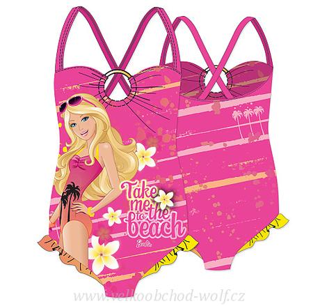 Dívčí plavky barbie, 104 / 110 / 116 / 122 / 128