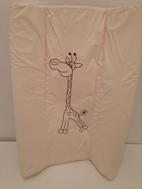 Prebalovaci podlozka zirafka+kos na pleny,