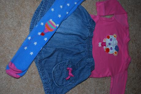 Kompletek se sukničkou, next,74