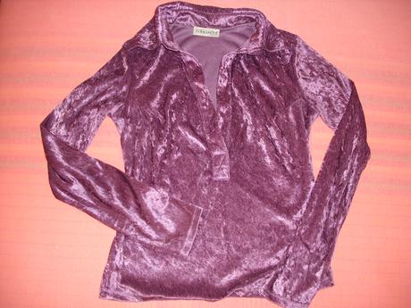 Semišová blůzka, terranova,s