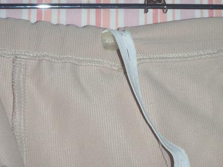 Pískové široké těhotenské kalhoty pro iii.trimestr, m