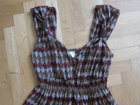 Top, blúzka, halenka ,afro tunika  korálkama, camaieu,m