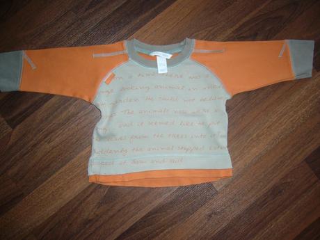 Slabá bavlněná mikina zn. h&m, h&m,74