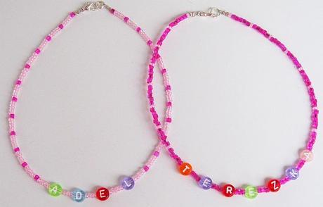 Korálky se jménem pro holčičky, 