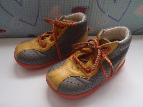 Zdravotní kožené kotníkové boty - veselé barvičky, essi,22