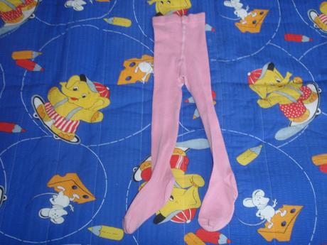 Růžové punčocháče, vel. 92, , 92