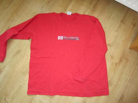 Červené tričko billabong, billabong,xl
