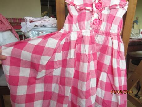 Peckovní károvaná tunika, halenka,, new look,140