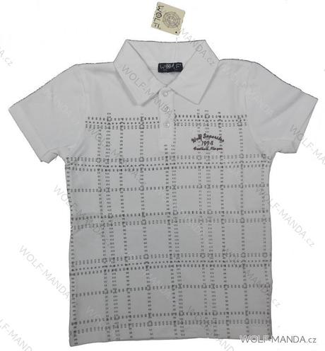 Chlapecké triko s límečkem akce, wolf,128