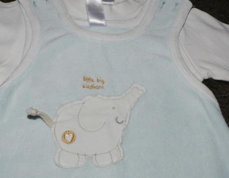 Tyrkysove dupacky se slonikem a tricko, 68