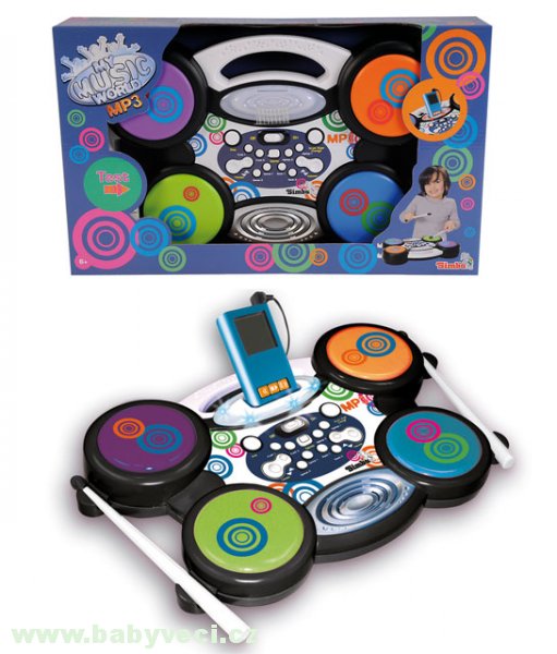 Dětské elekronické bubny, kompatibilní s Mp3