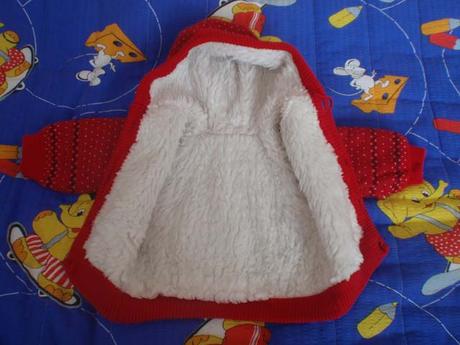 Bundosvetr, teplý svetr, zimní bundička , 68