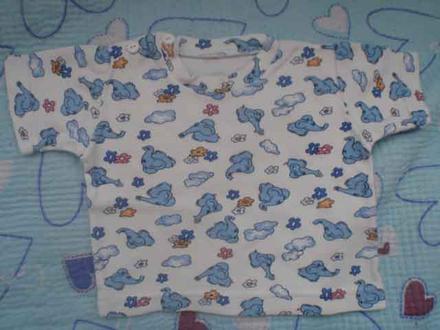 Bavlněné tričko se sloníky, zn. amaro, , 68
