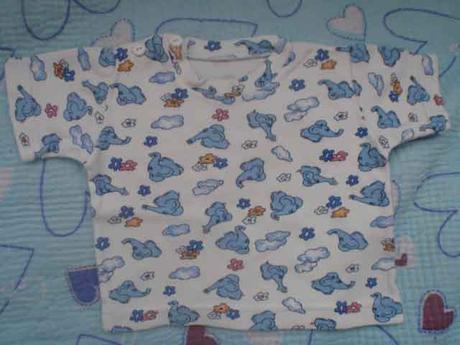 Bavlněné tričko se sloníky, zn. amaro, , 68