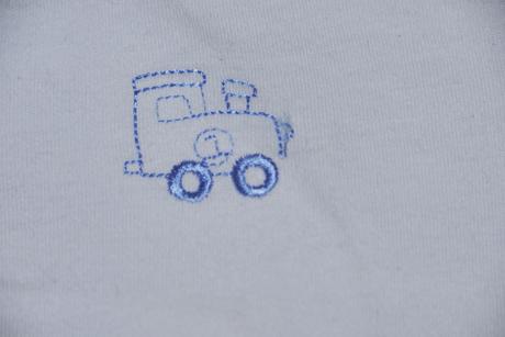 Blede modry bavlneny kabatek, 68