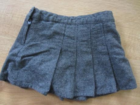 Skládána tvídová sukýnka, h&m,92