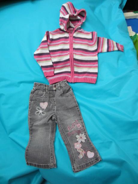 Komplet riflí a svetříku, next,92