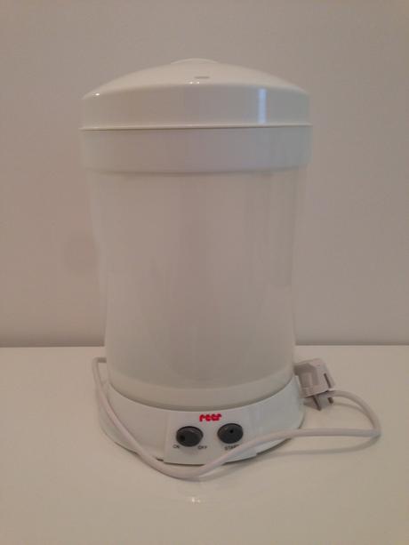 Parni sterilizator kojeneckych lahvi reer+doplnky, nuk