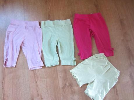 Zelenkave leginky, kraťásky, h&m,92