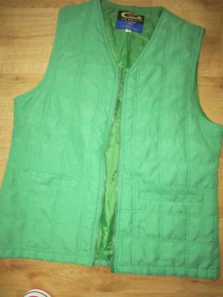 Zelená prošitá vesta, xl