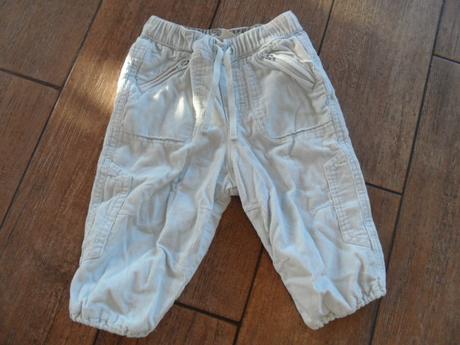 Manšestráky podšité, h&m,74