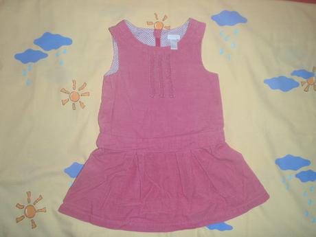 Růžové šaty, zn.obaibi, made in france, obaibi,98