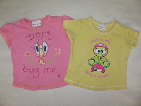 2x tričko s krátkým rukávkem, next,74