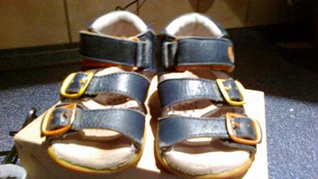 Klučičí kožené sandále dpk, dpk,22