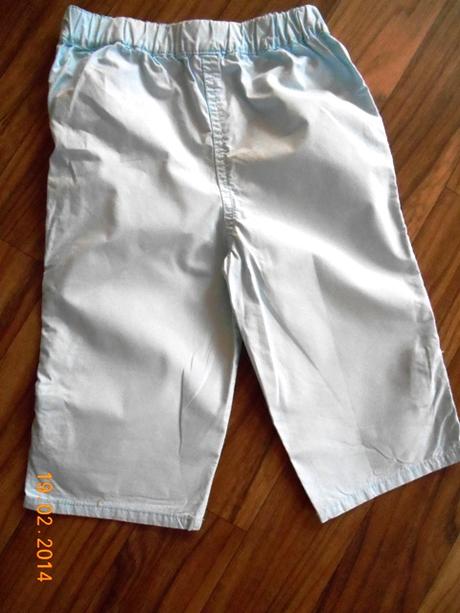 Plátěné kalhoty se srdíčkem - roll up, cherokee,80