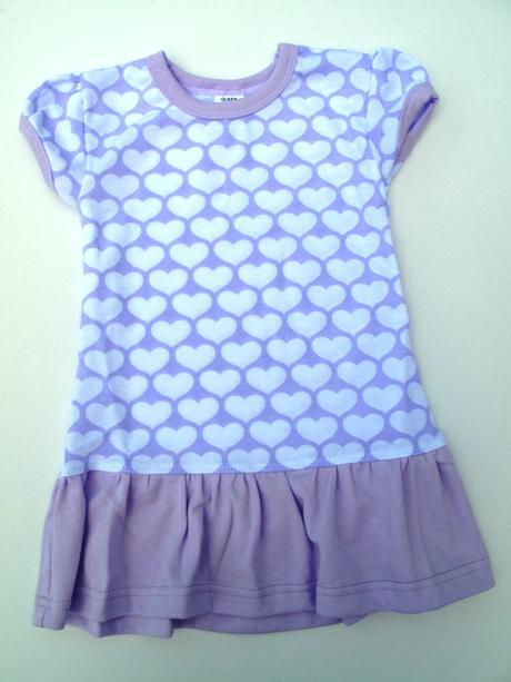 Lila šatičky s 3/4 legíny, queen,122