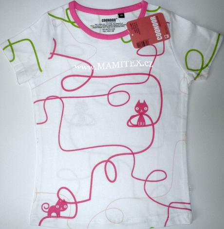 Dívčí bavlněné triko , 86