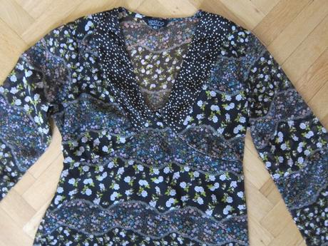Květovaná blúzka, tunika i pro těhulky, vestino,40, 40